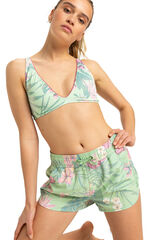 Roxy Calções de banho para mulheres verde