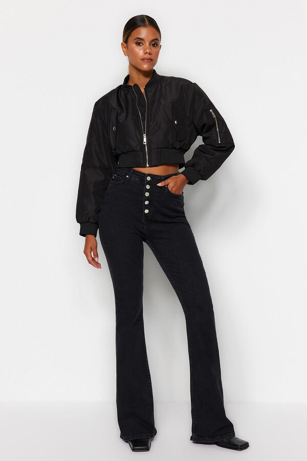 Trendyol Jeans flare negro