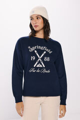 Springfield Sudadera "Springfield" azul
