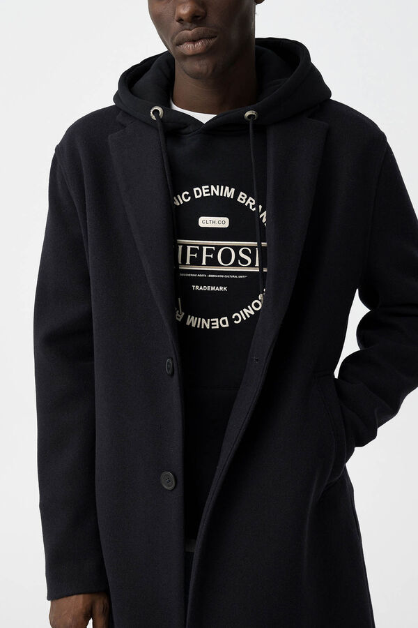 Tiffosi Sobretudo longo azul