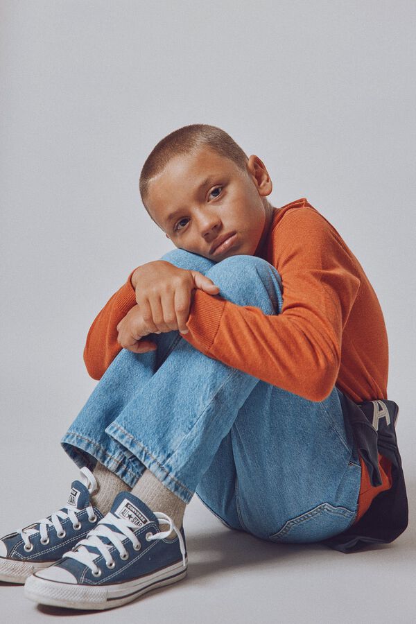 Springfield Kids Pantalon denim skater ni&ntilde;o azul