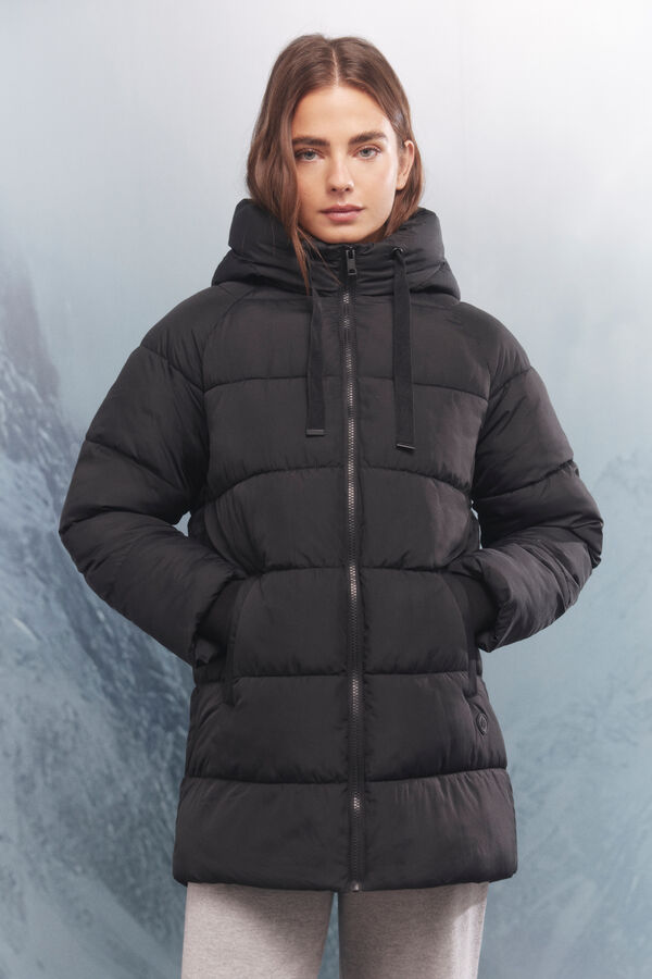 Springfield Chaqueta acolchada repelente al agua Sorona Aura negro