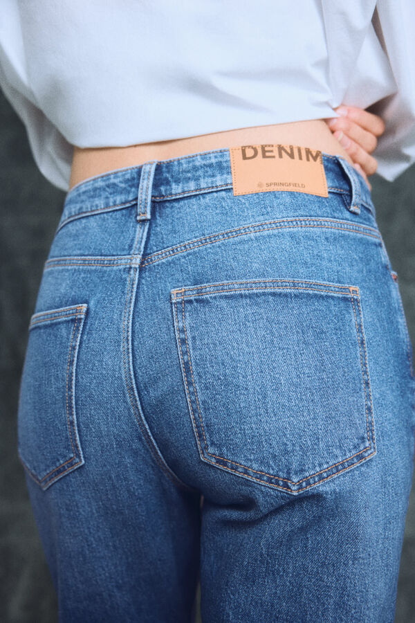 Springfield Jeans Vintage Straight azul