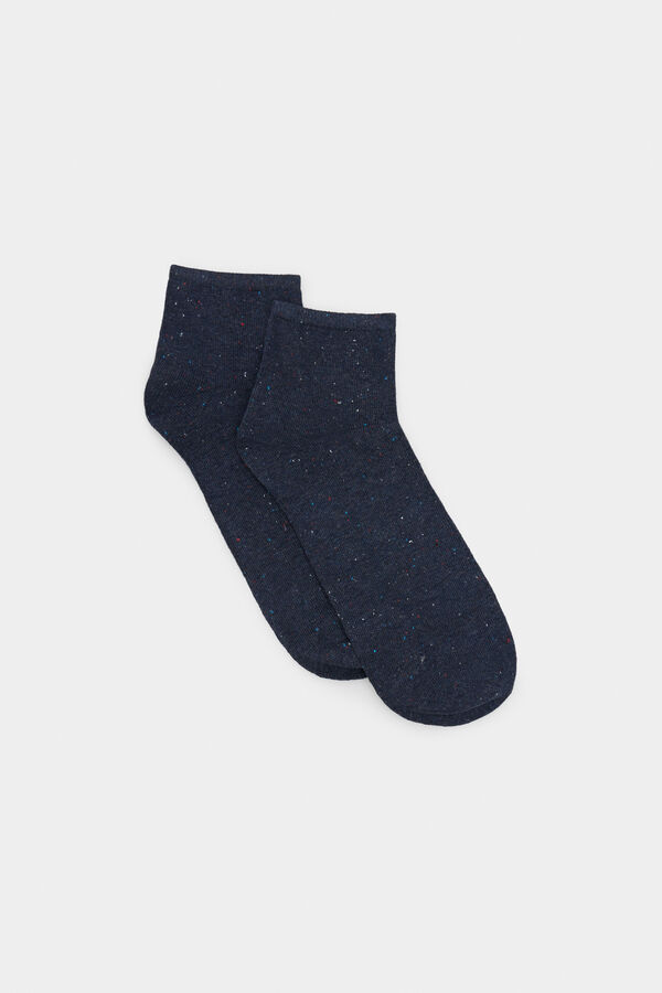 Springfield Meia curta com bot&otilde;es cinzento