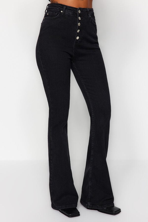 Trendyol Jeans flare negro