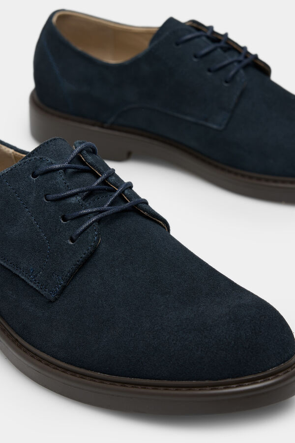 Springfield Zapato piel vestir azul