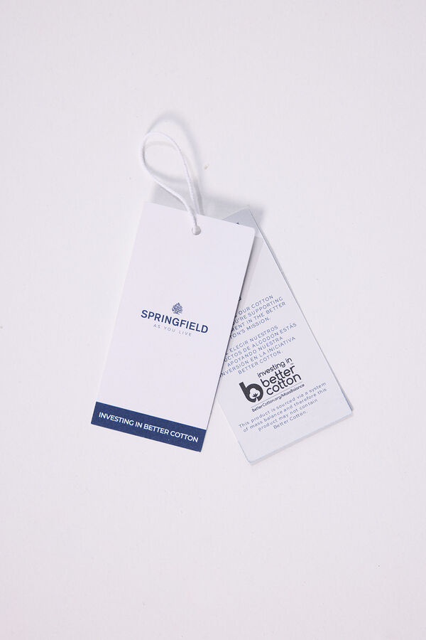 Springfield Pantal&oacute;n cargo pana slim fit kaki