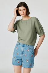 Pieces Blusa manga 3/4 verde