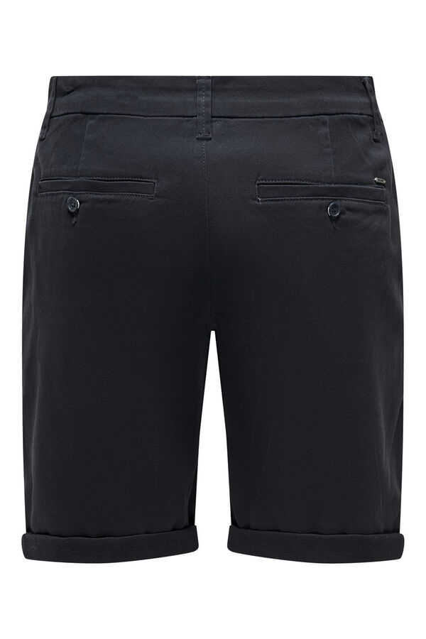 Only & Sons Bermuda estilo chino azul