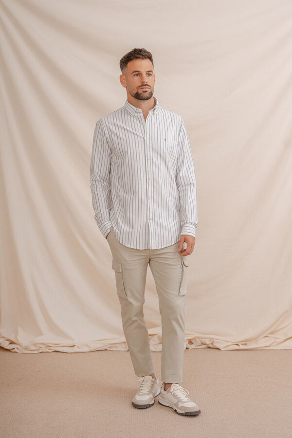 Celopman Camisa Oxford verde