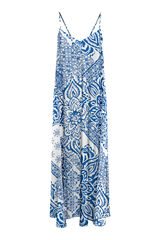 Only Vestido largo tirantes azul