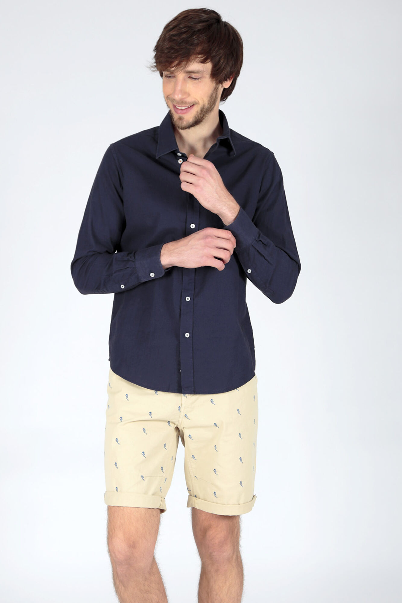 Brave Soul Cal&ccedil;&otilde;es estampado cavalos-marinhos