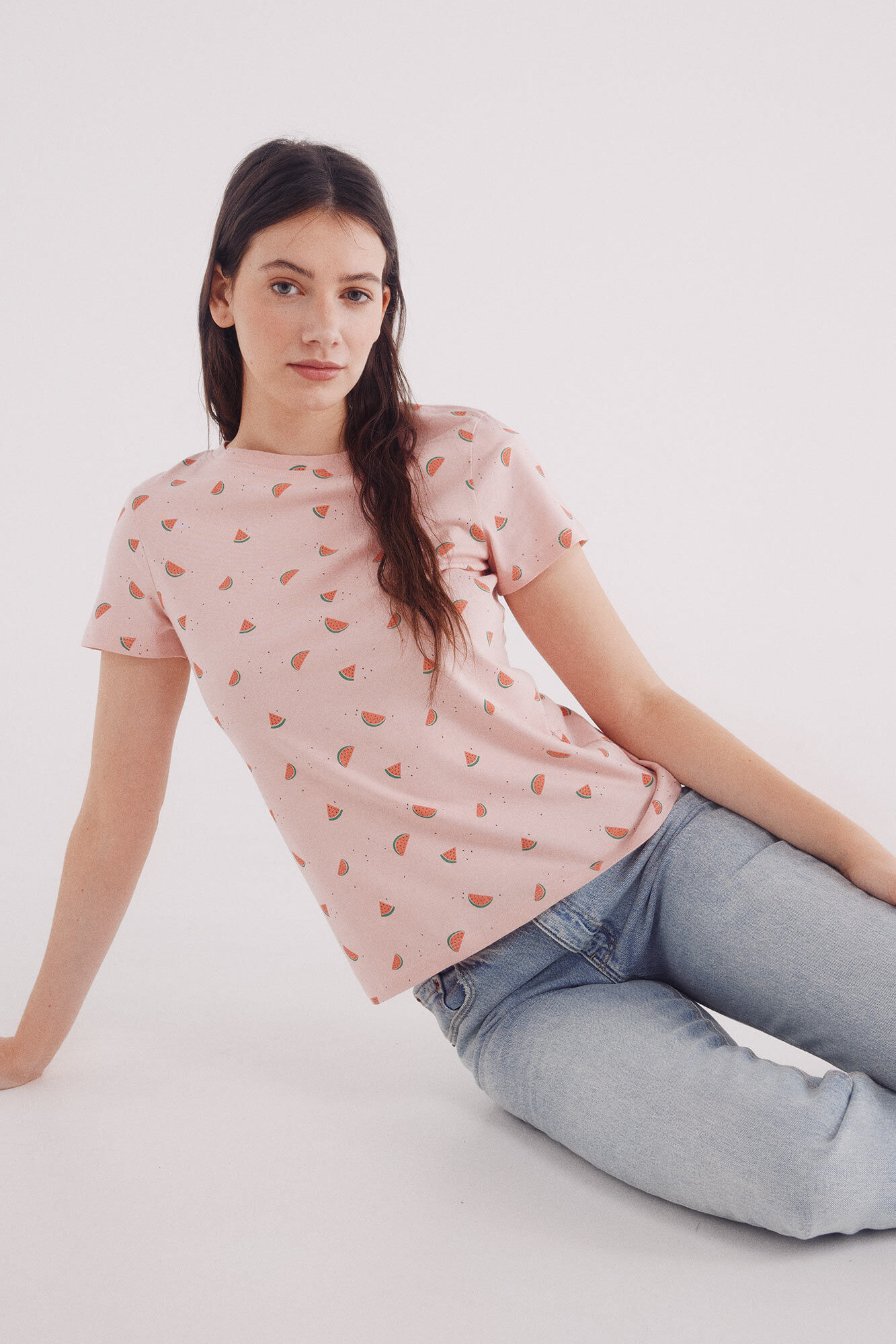 Springfield Camiseta estampado de frutas