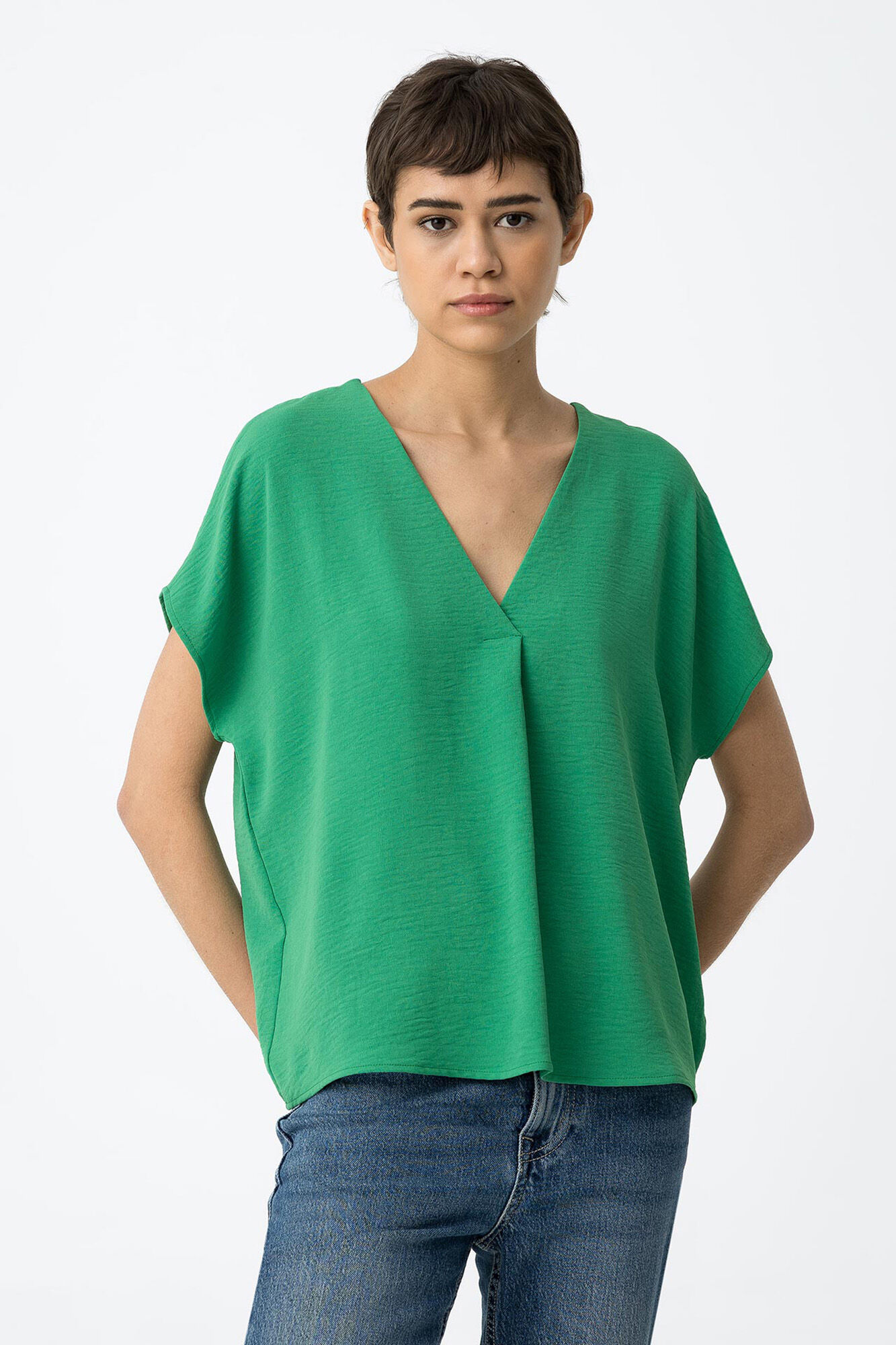 Tiffosi Blusa Satinada