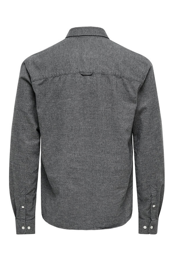 Only & Sons Camisa manga larga negro