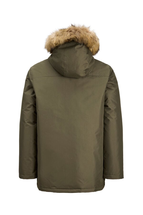 JJ REBEL Parka capucha pelo verde