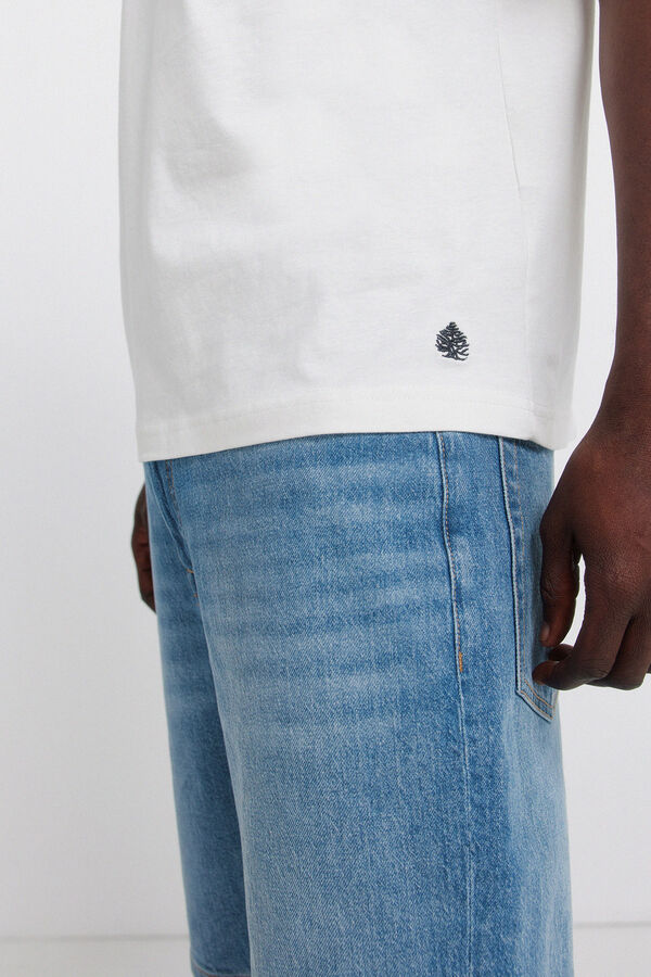 Springfield Bermuda vaquera regular fit azul