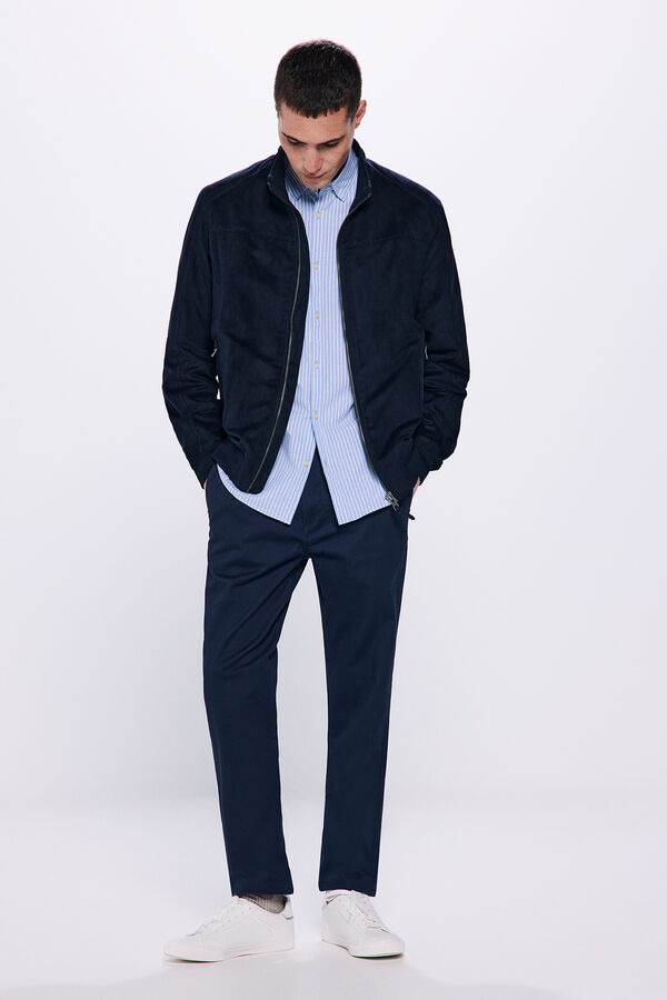 Springfield Cal&ccedil;as chino estampado slim fit azul