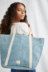 Hemper Mala Shopper Hemper Alça Contraste azul