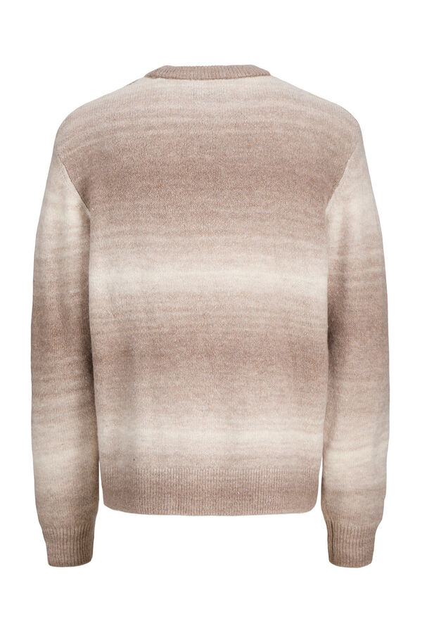 Jack & Jones Jersey degradado de punto marr&oacute;n