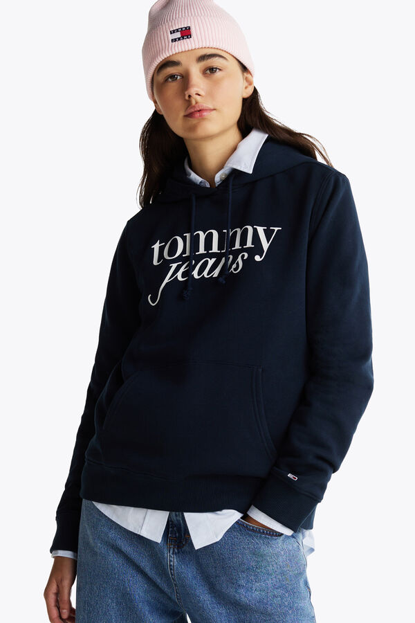 Tommy Jeans Sweatshirt capuz Tommy Jeans azul