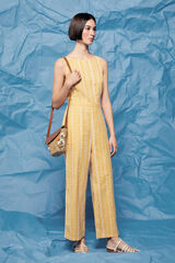 Springfield Macac&atilde;o N&oacute; Costas Linho Algod&atilde;o estampado