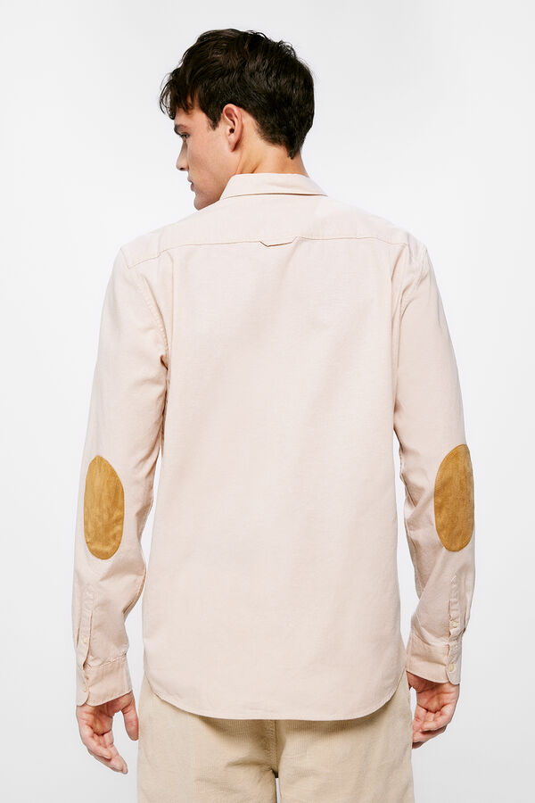 Springfield Camisa pinpoint coderas beige