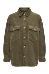 Only Sobrecamisa de pana gris