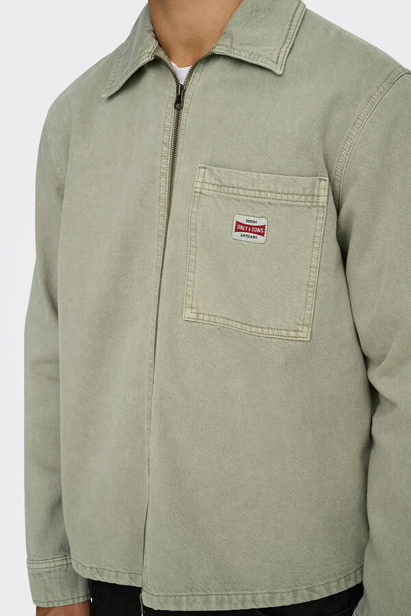 Only & Sons Cazadora de hombre regular fit gris