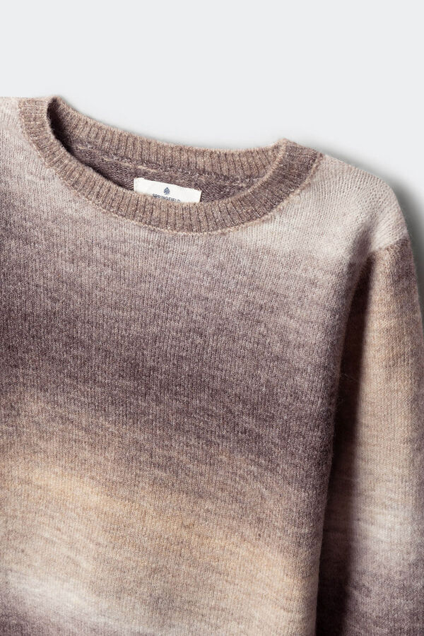 Springfield Kids Vestido rayas ni&ntilde;a beige