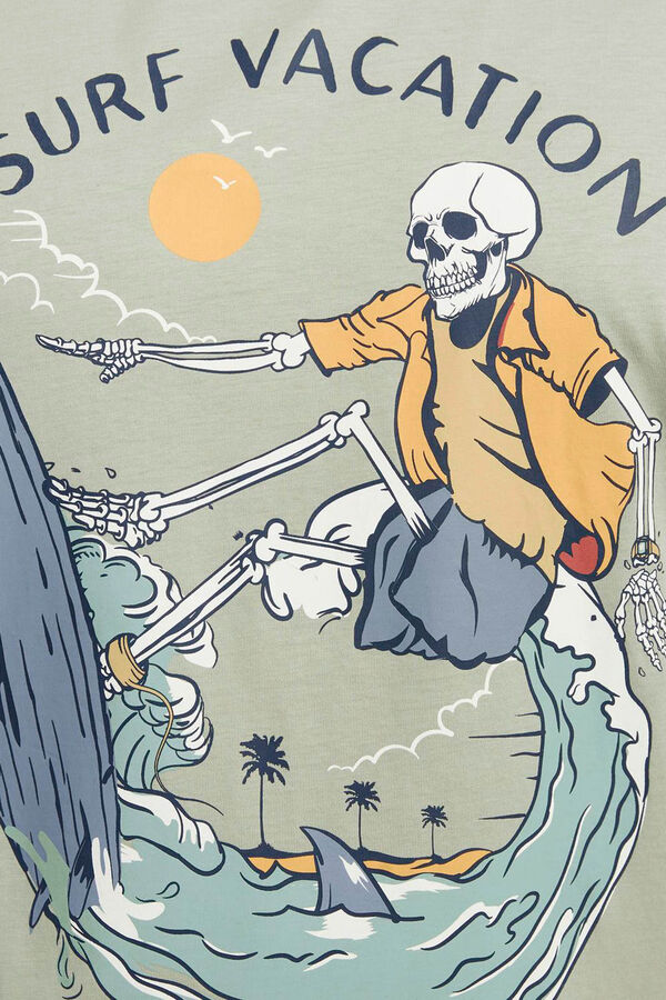 Jack & Jones PLUS T-shirt standard fit Zion Plus verde