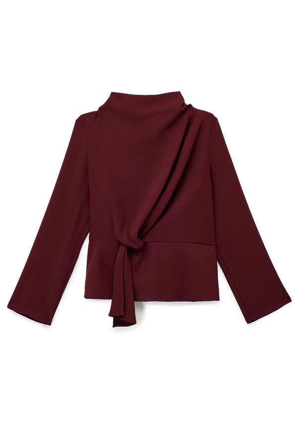 Koton Blusa de gola alta vermelho