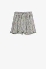 Tiffosi Saia estampado floral azul