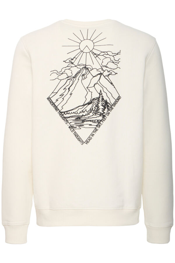 Blend Sudadera Cuello Redondo beige