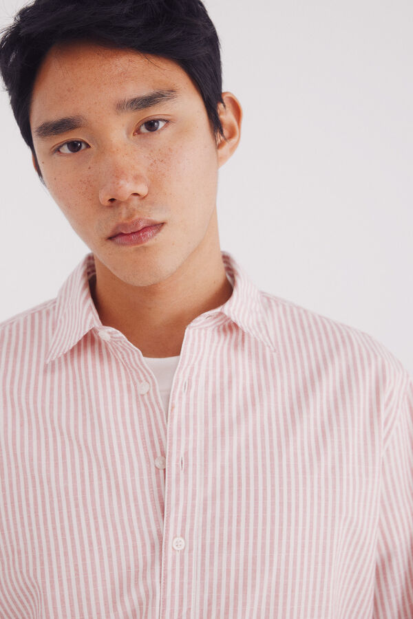 Springfield Camisa polera rayas rojo