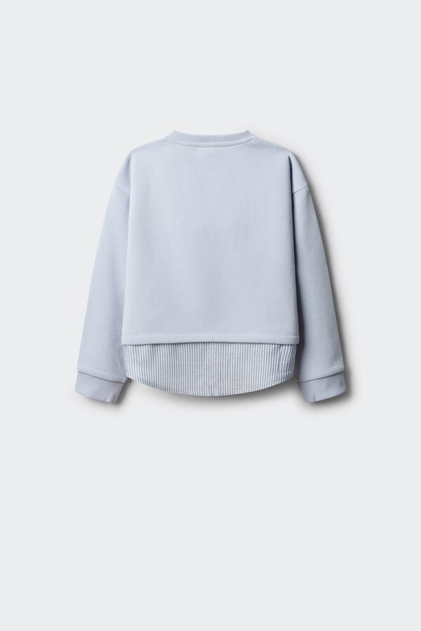 Springfield Kids Sweatshirt feminino da liga azul