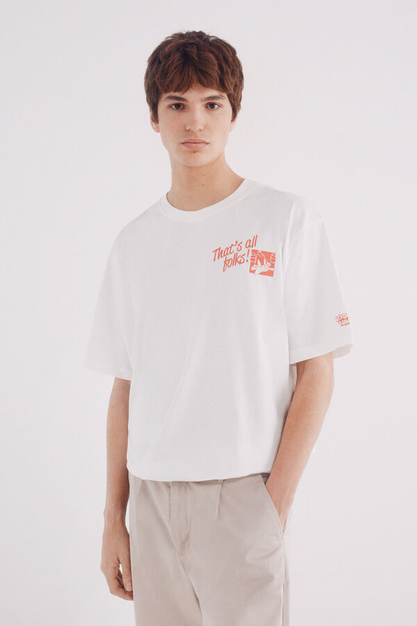 Springfield Camiseta Patolino bege