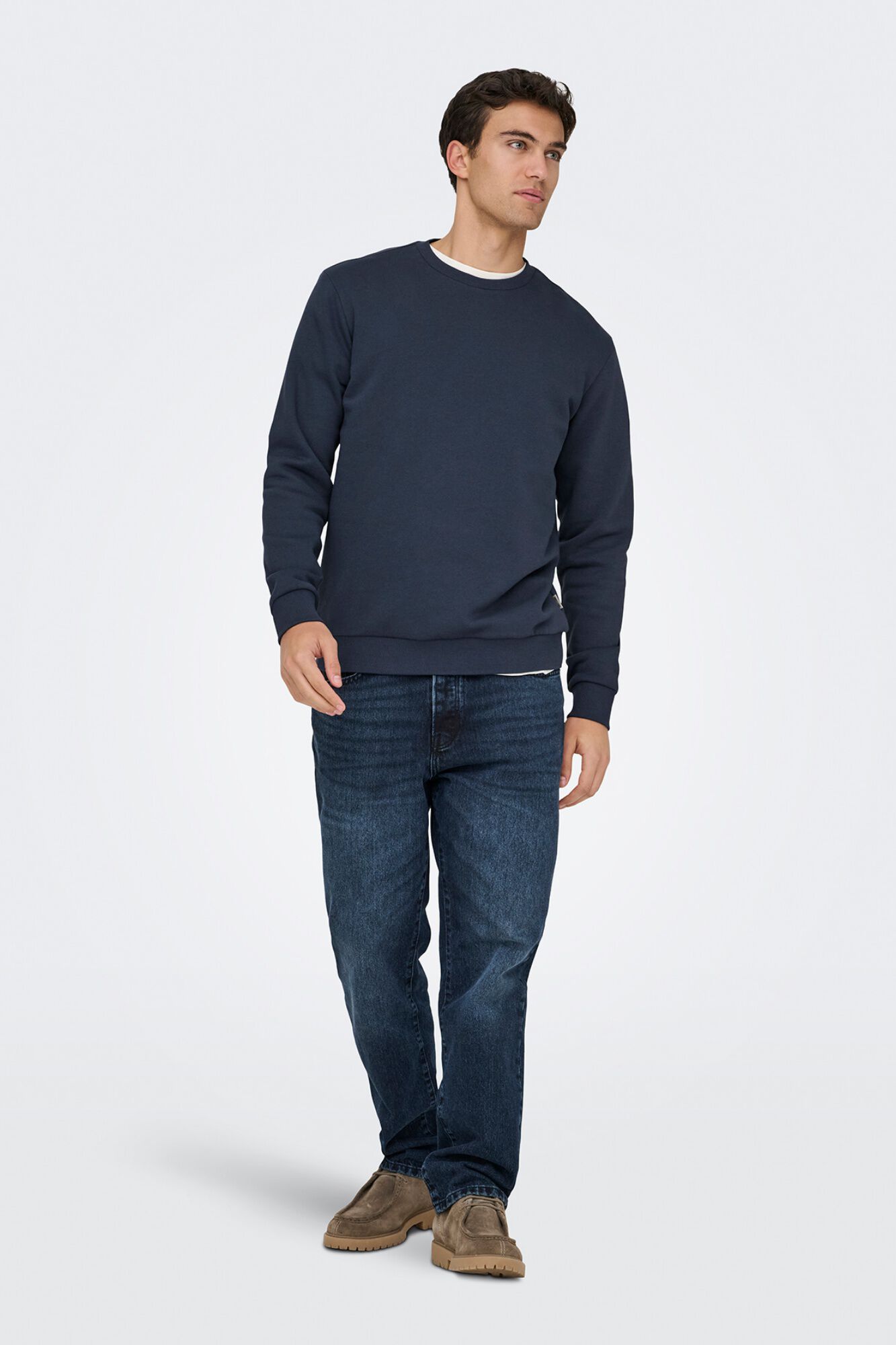 Only & Sons Sudadera regular cuello redondo