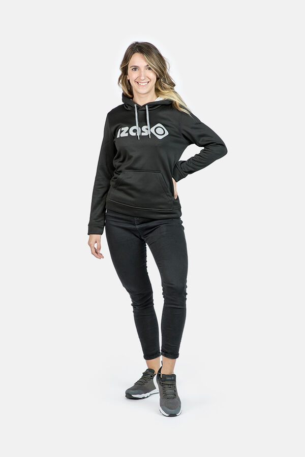Izas Sudadera con capucha Izas negro