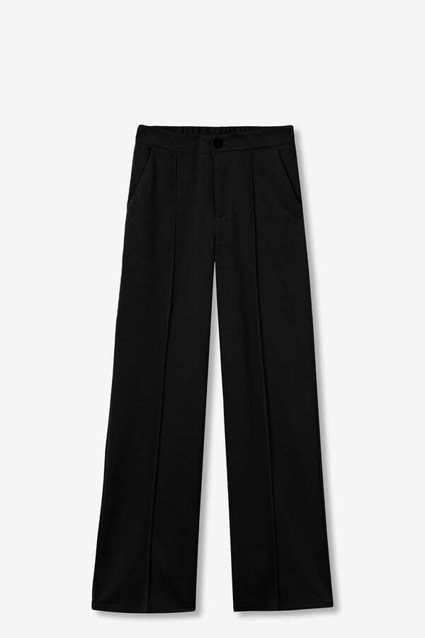 Tiffosi Young Cal&ccedil;a Palazzo de Cetim preto