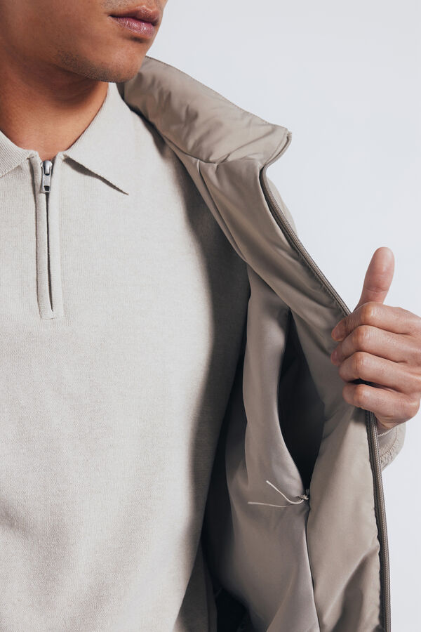 Springfield Chaqueta t&eacute;cnica acolchada nude