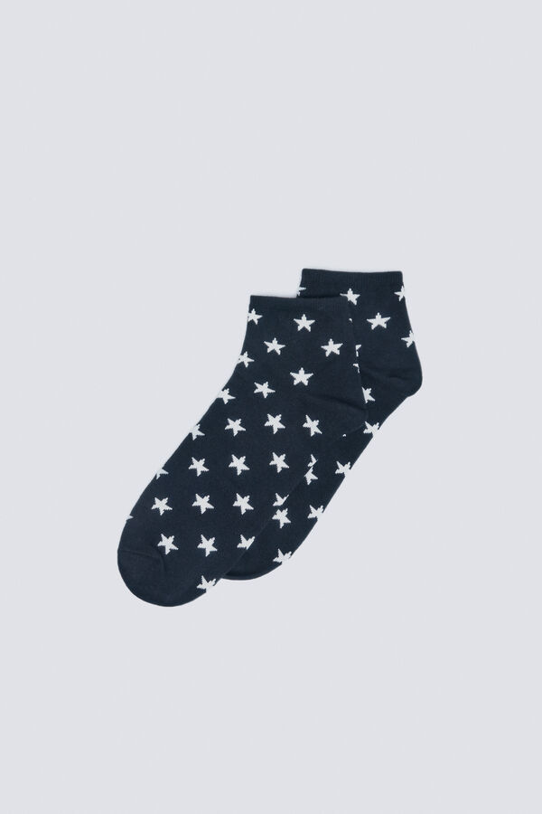 Springfield meia curta estrela preto