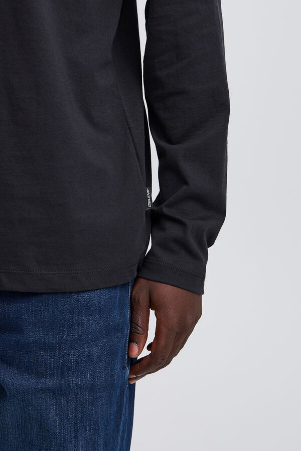 Blend Camiseta Manga Larga Print negro