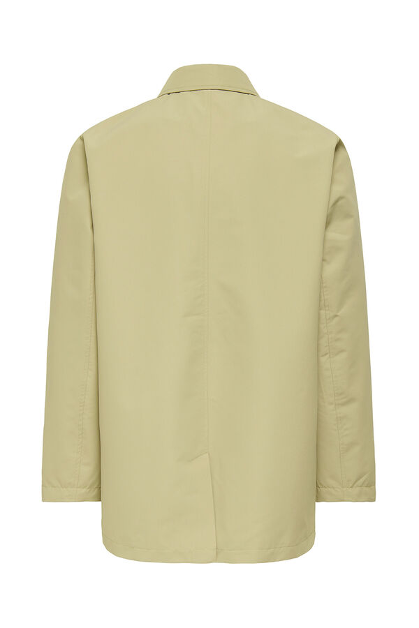 Only & Sons Gabardina cierre de cremallera gris