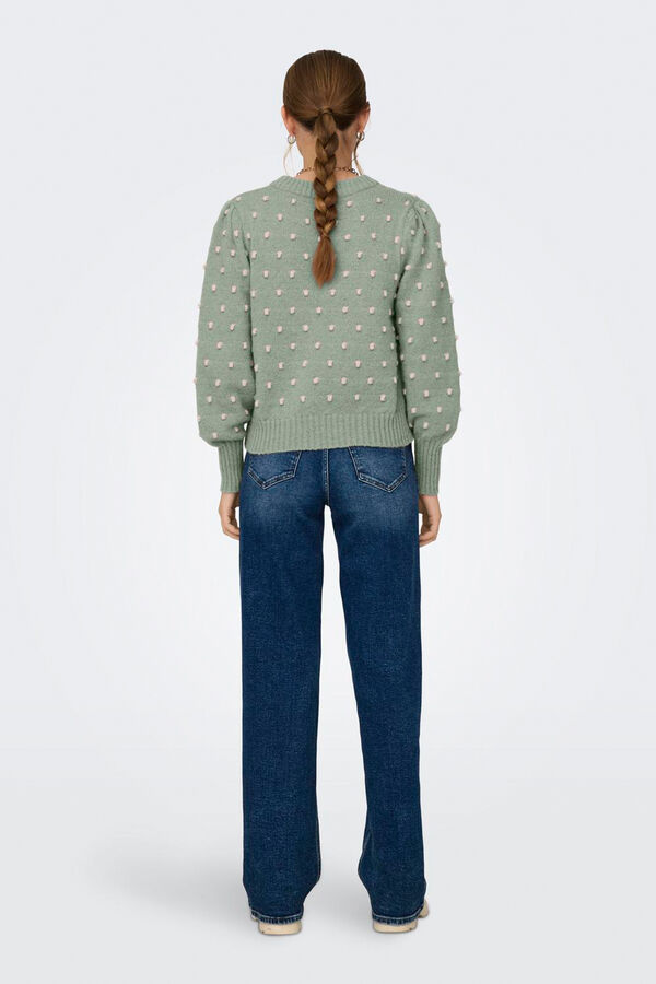 JDY Camisola de malha verde