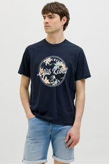 JJ REBEL Camiseta regular fit azul