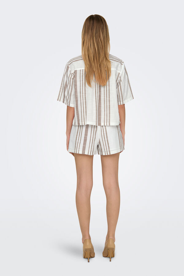 JDY Camisa manga curta estampada branco