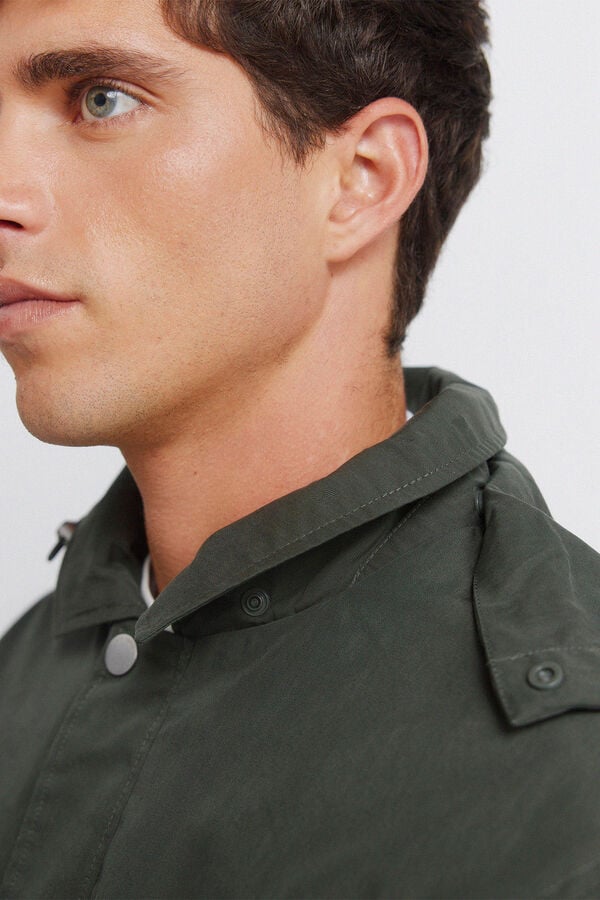 Springfield Parka leve Caqui escuro
