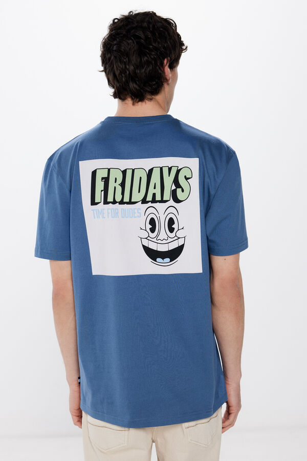 Springfield Camiseta fridays azul