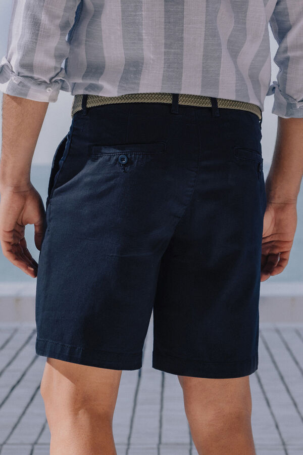 Celopman Bermuda Chino  azul